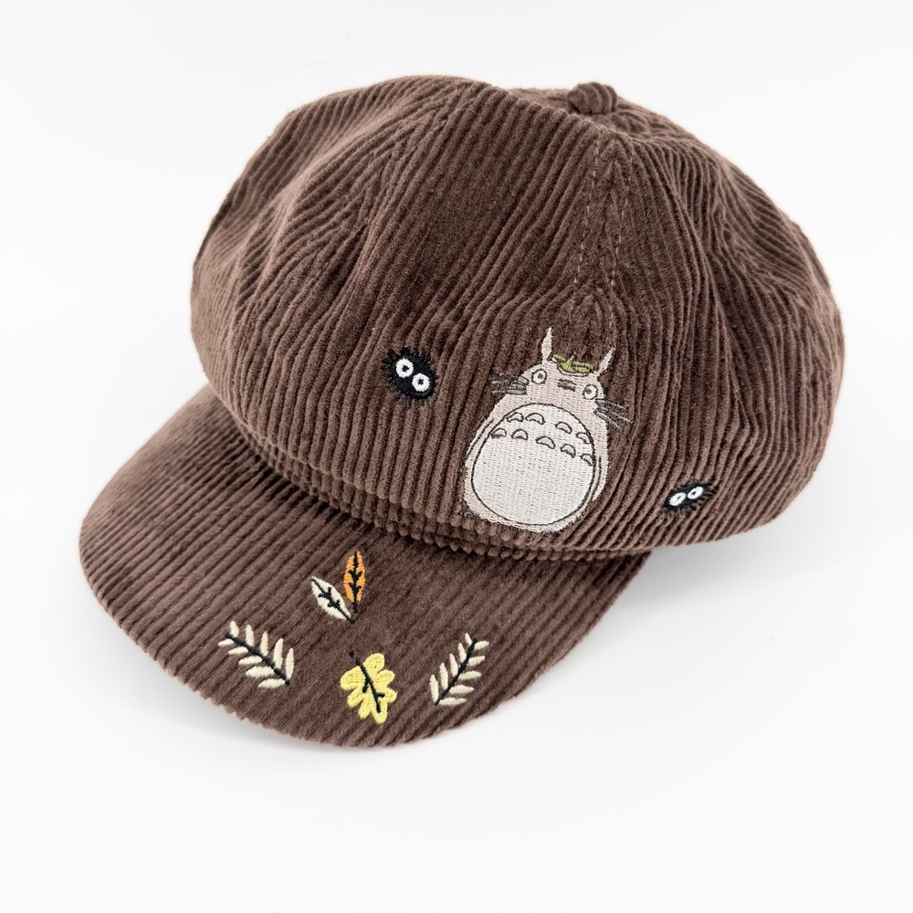 Hot Topic My Neighbor Totoro Corduroy Cabbie Hat Studio Ghibli Newsboy Cap Women
